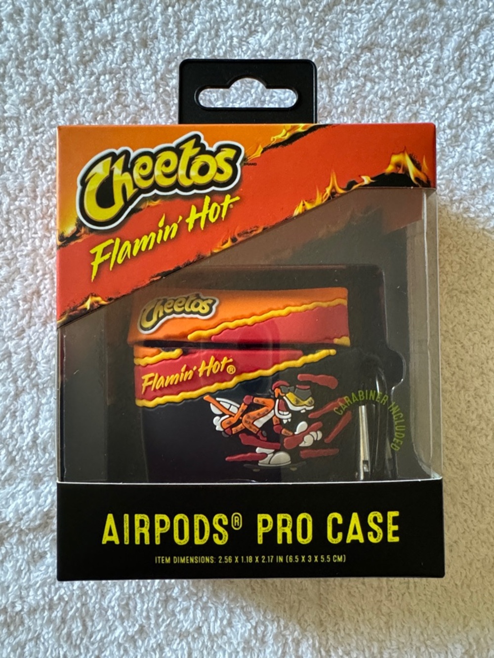 Cheetos Flamin' Hot AirPods Pro Case Red & Black